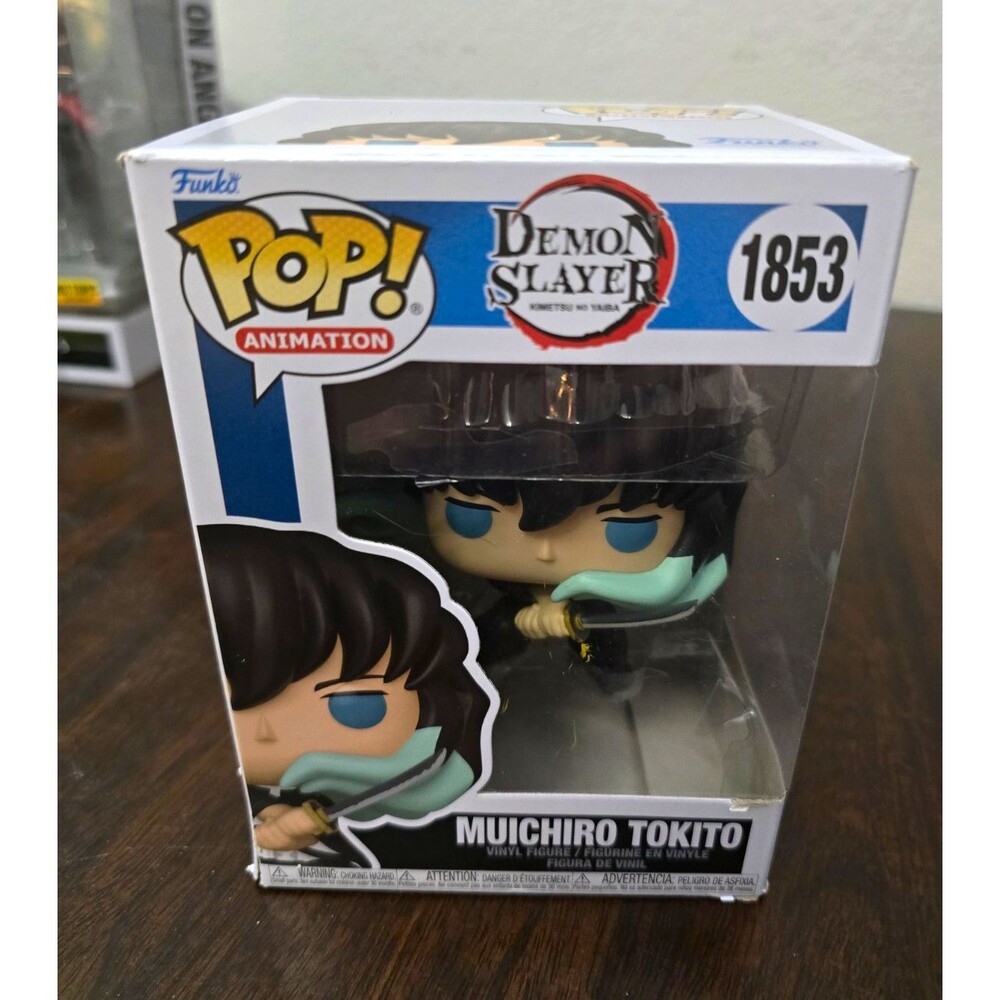 Funko Pop! Animation Demon Slayer Muichiro Tokito #1853 Vinyl Figure box damage